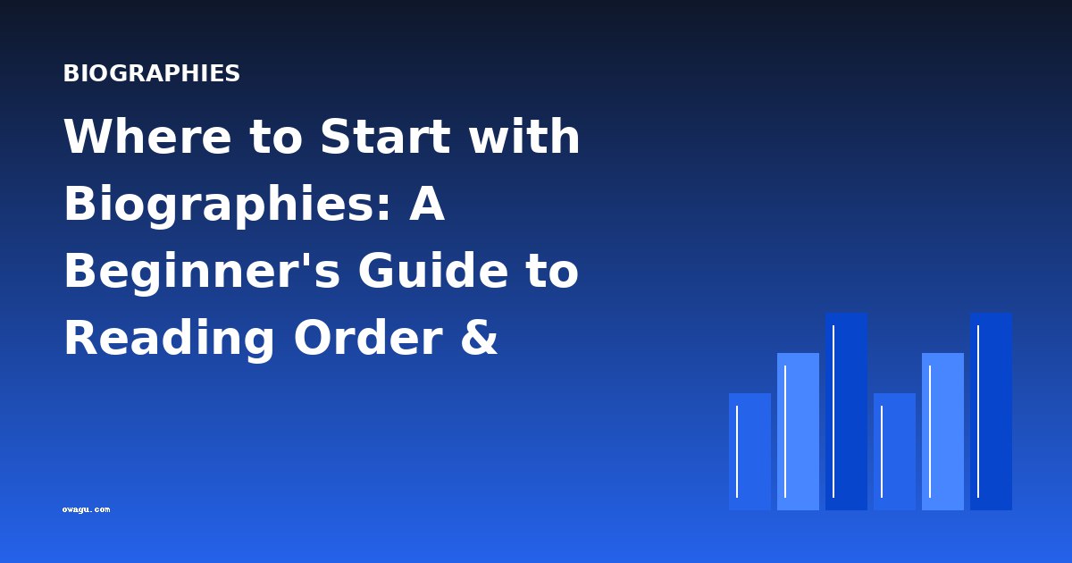Where to Start with Biographies: A Beginner's Guide to Reading Order & Difficulty