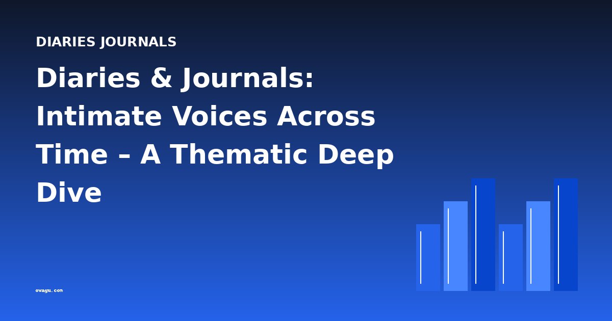 Diaries & Journals: Intimate Voices Across Time – A Thematic Deep Dive