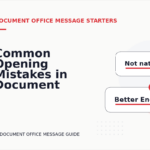 Common Opening Mistakes in Document Office Messages